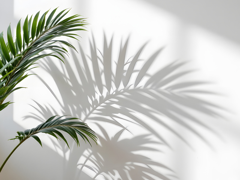 Grüne Pflanze und Schatten