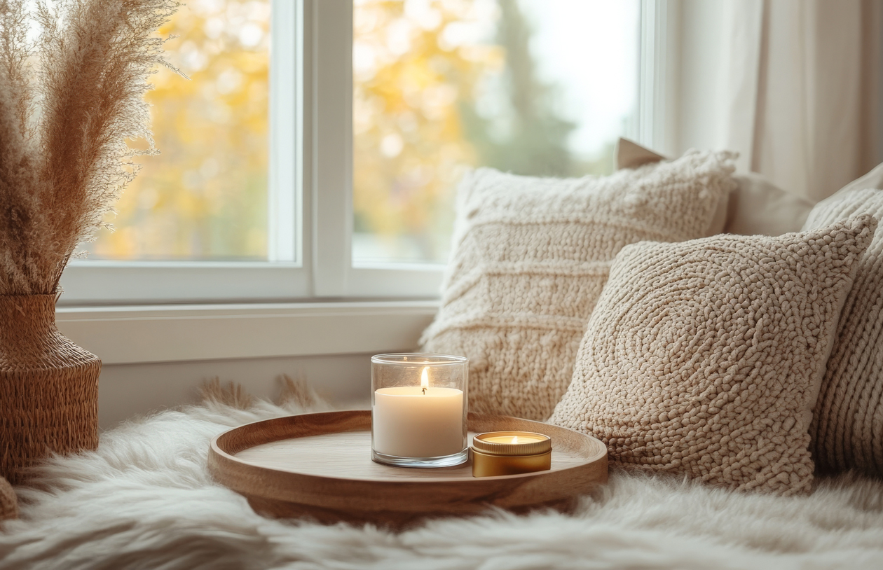 Gemütliches Bild mit Ausblick