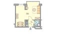 Grundriss der Wohnung